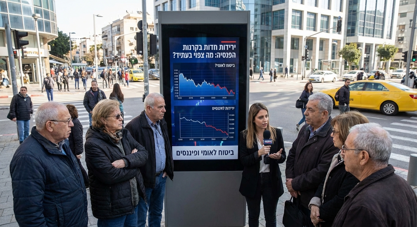 ירידות חדות בקרנות הפנסיה: מה צפוי בעתיד?