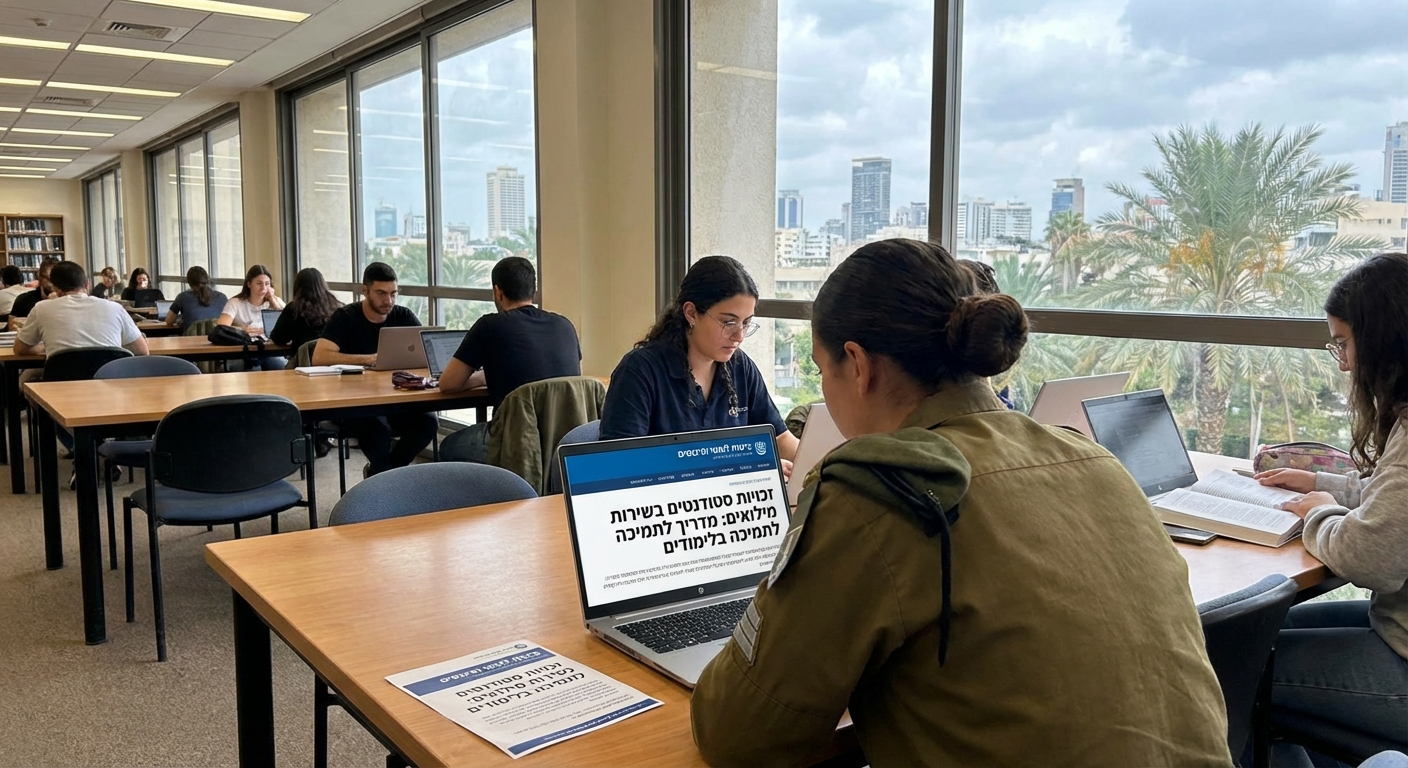 זכויות סטודנטים בשירות מילואים: מדריך לתמיכה בלימודים
