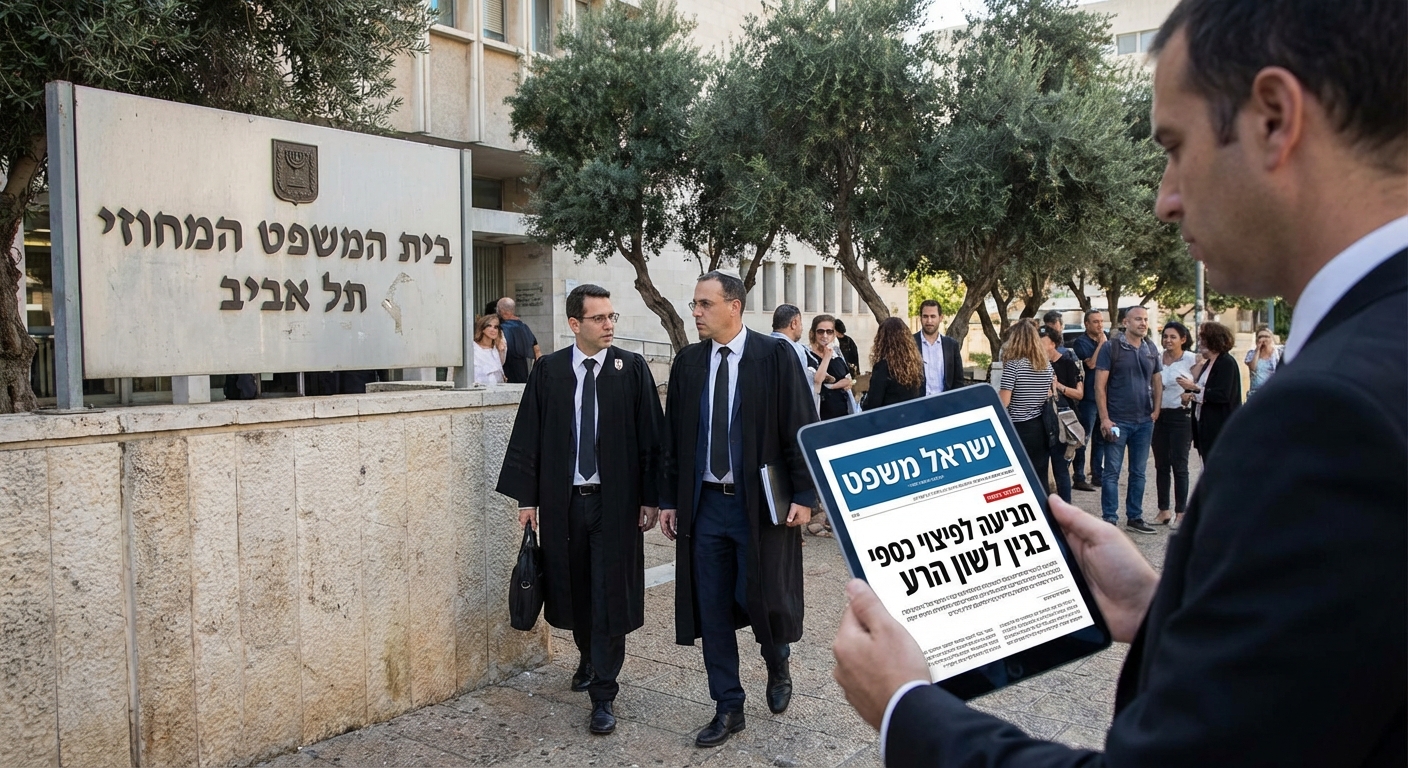 תביעה לפיצוי כספי בגין לשון הרע
