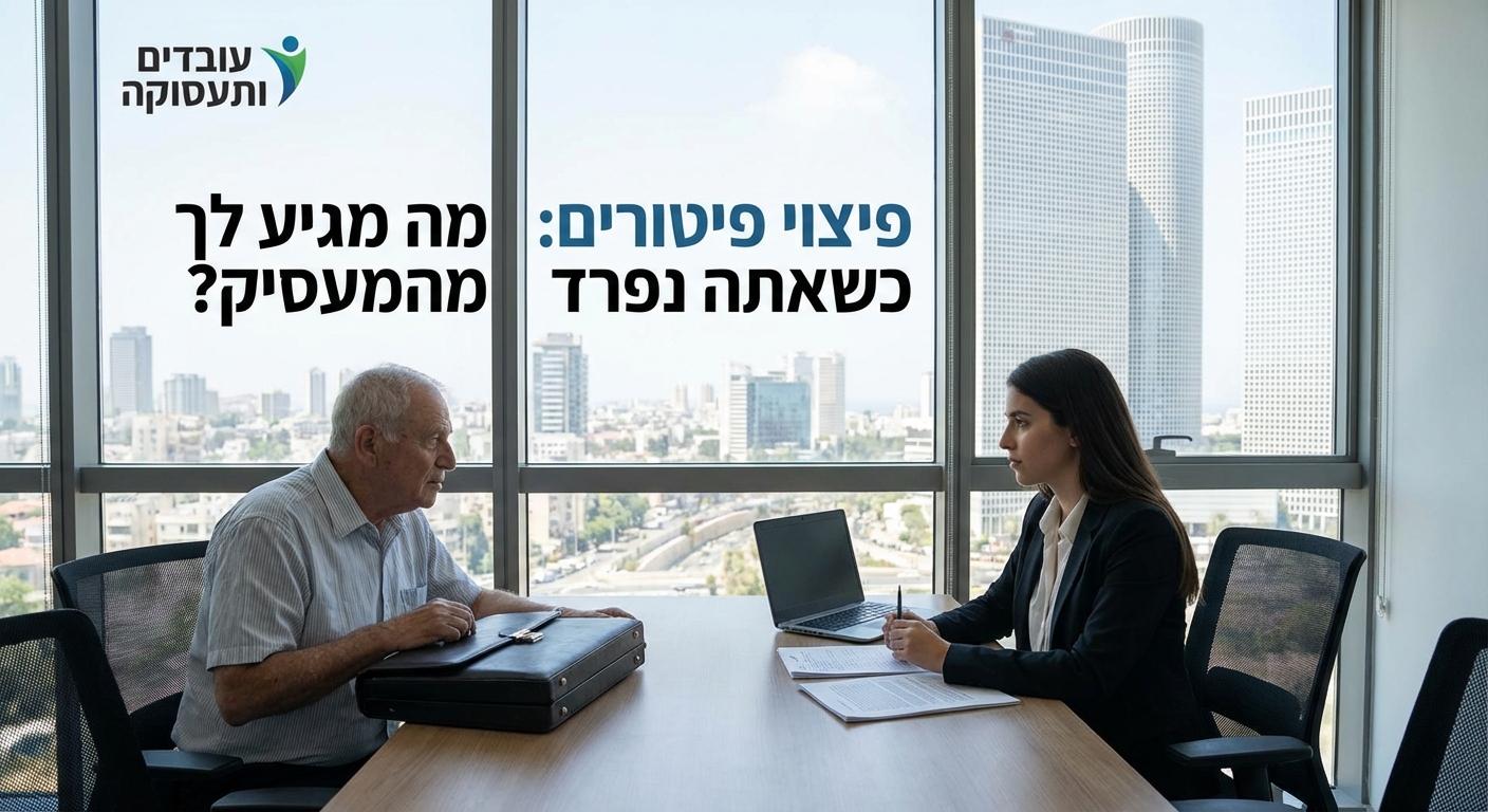 פיצויי פיטורים: מה מגיע לך כשאתה נפרד מהמעסיק?