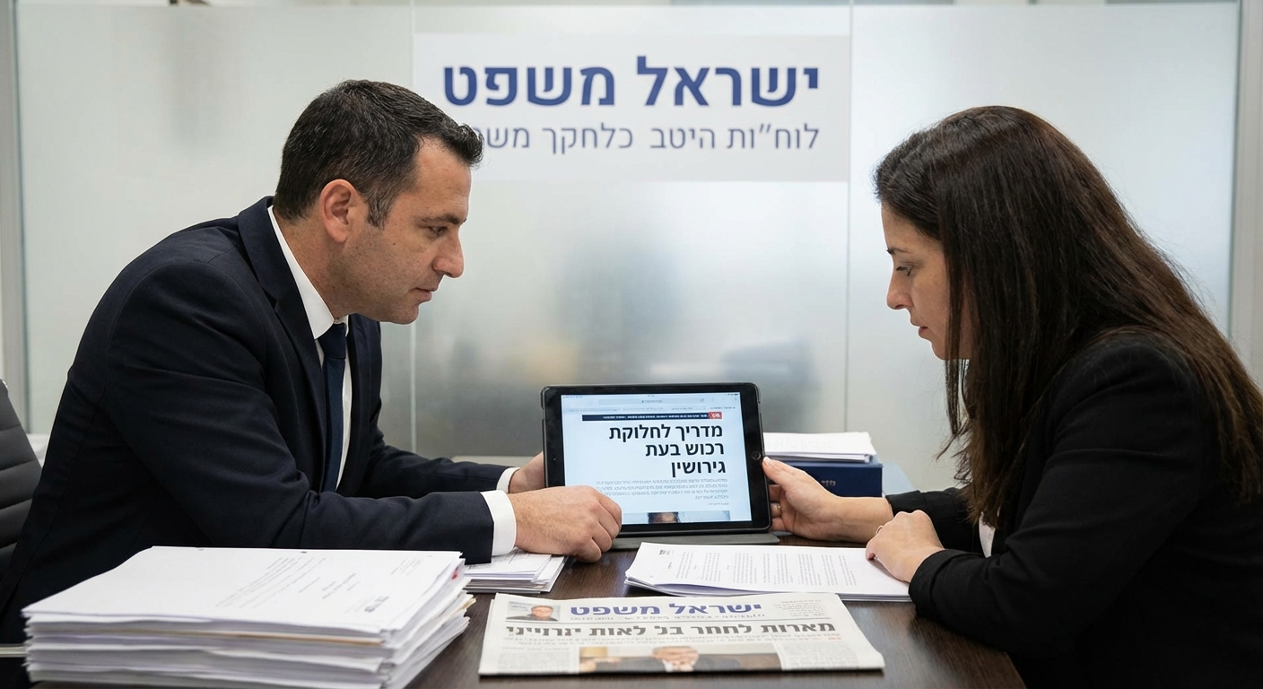 חלוקת רכוש בגירושין: מדריך מקיף לאיזון משאבים בישראל