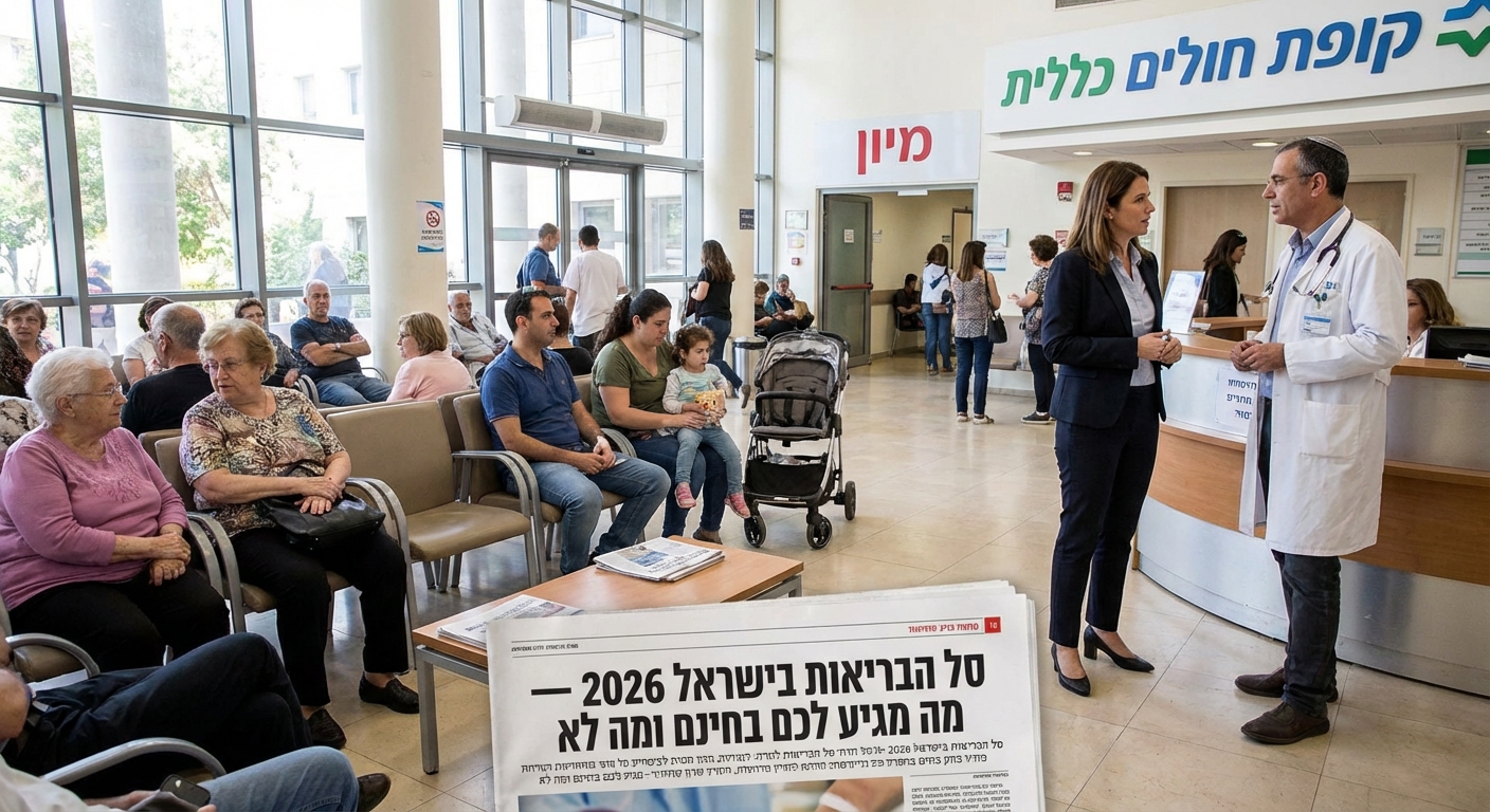סל הבריאות בישראל 2026 — מה מגיע לכם בחינם ומה לא