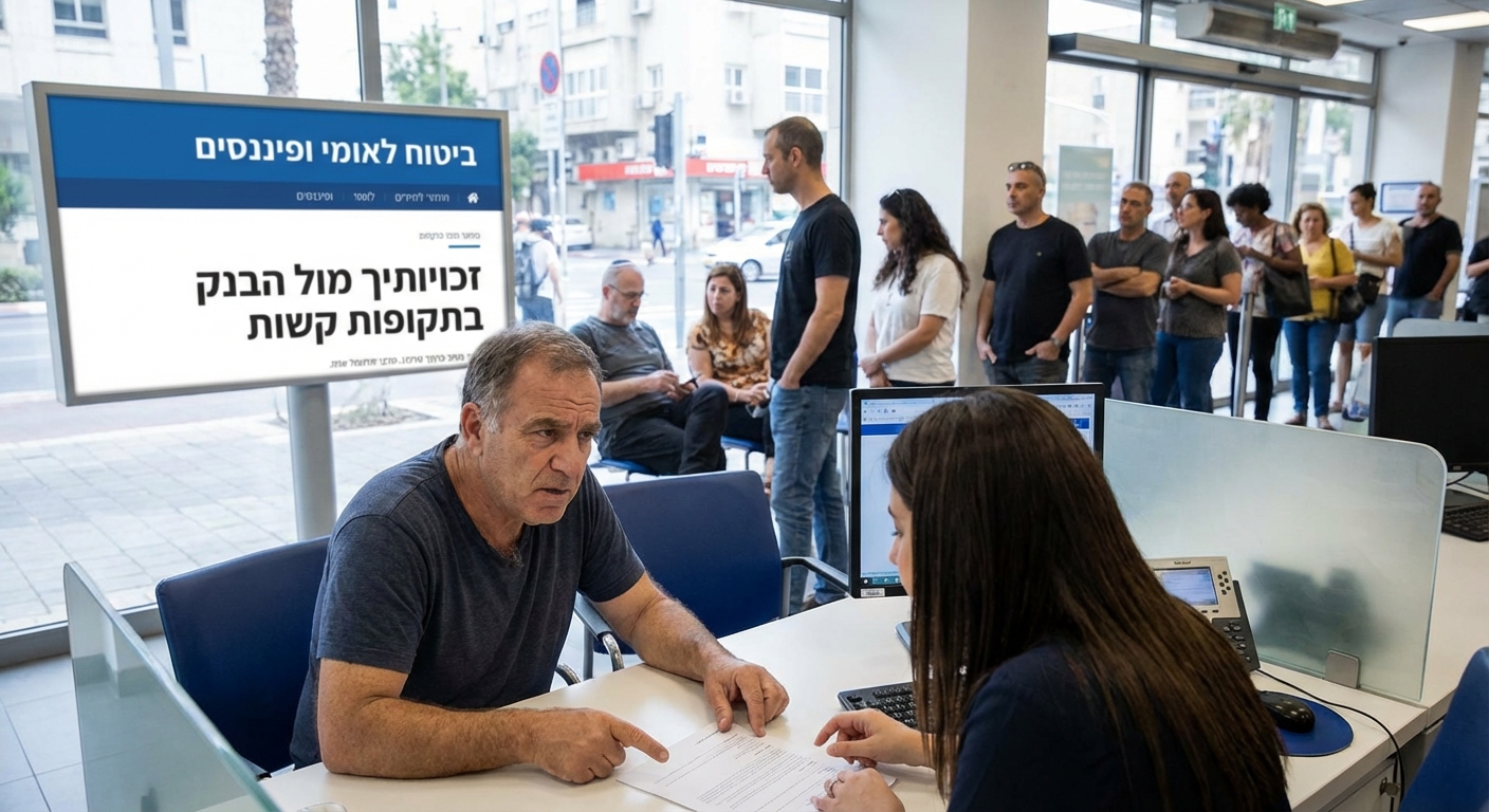 זכויותיך מול הבנק בתקופות קשות