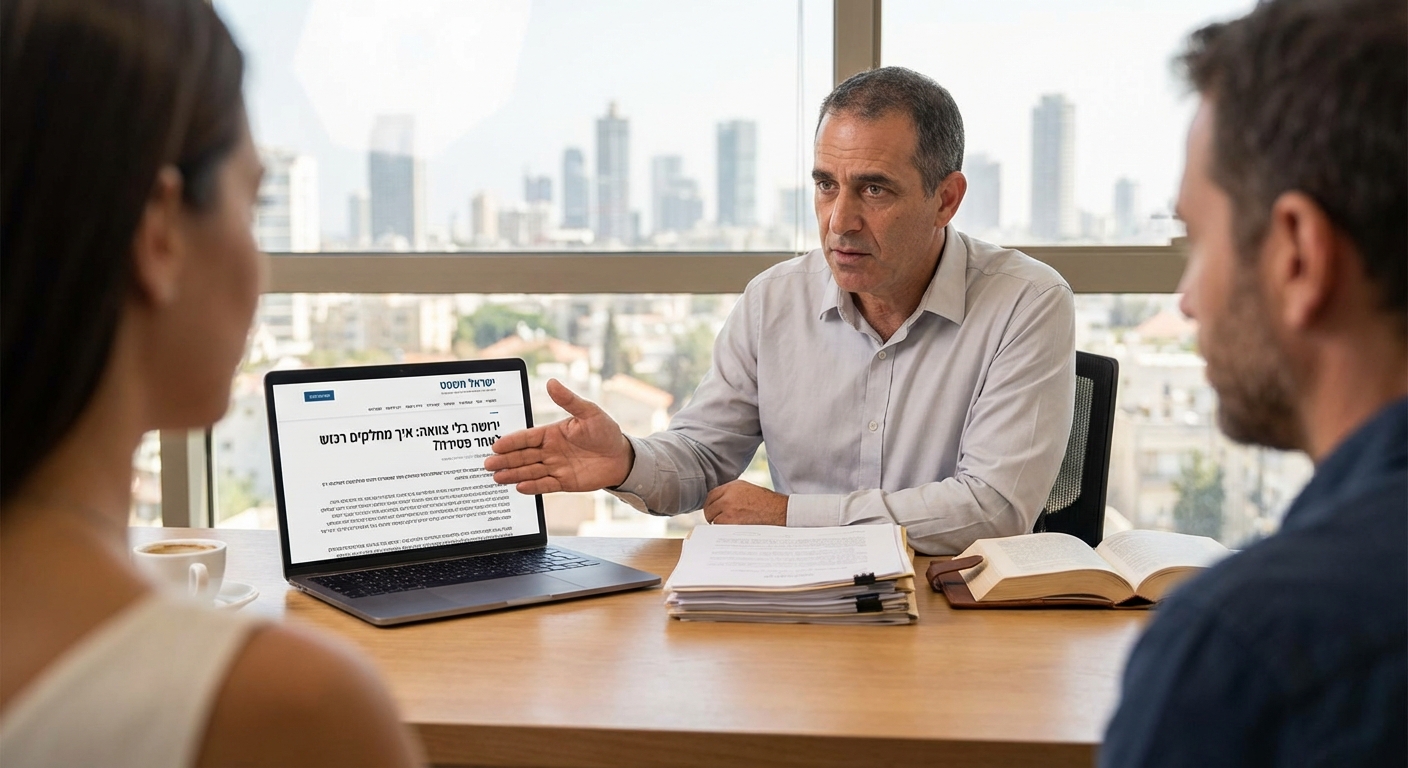 ירושה בלי צוואה: איך מחלקים רכוש לאחר פטירה?