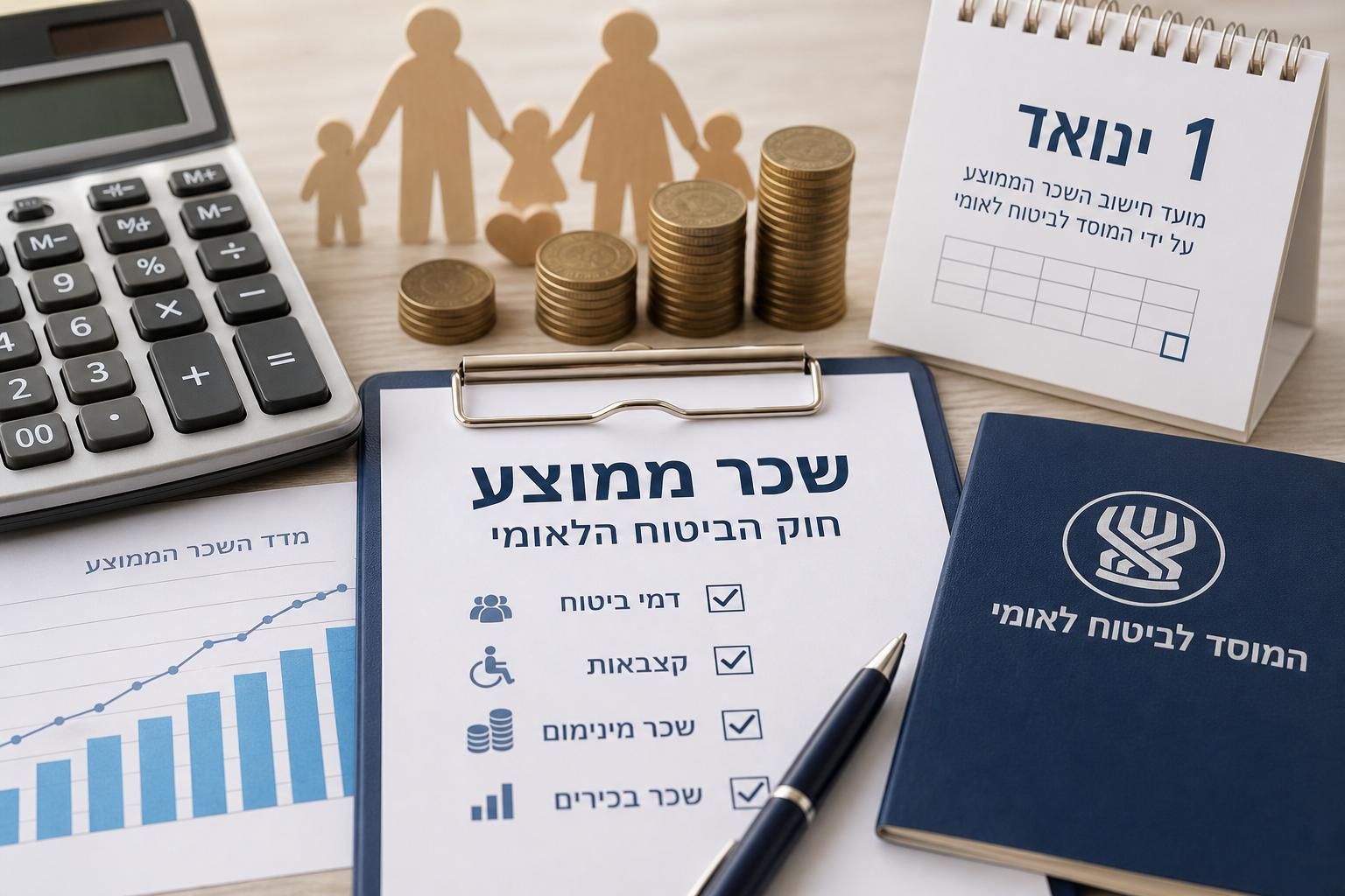 השכר הממוצע: הבנת ההגדרות והשימושים בחוק הביטוח הלאומי